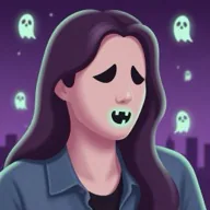 AI 필터 유령 페이스 적용 사진