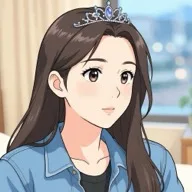 AIフィルター「プリンセス」を適用した写真