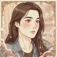 AIフィルター「少女漫画」を適用した写真