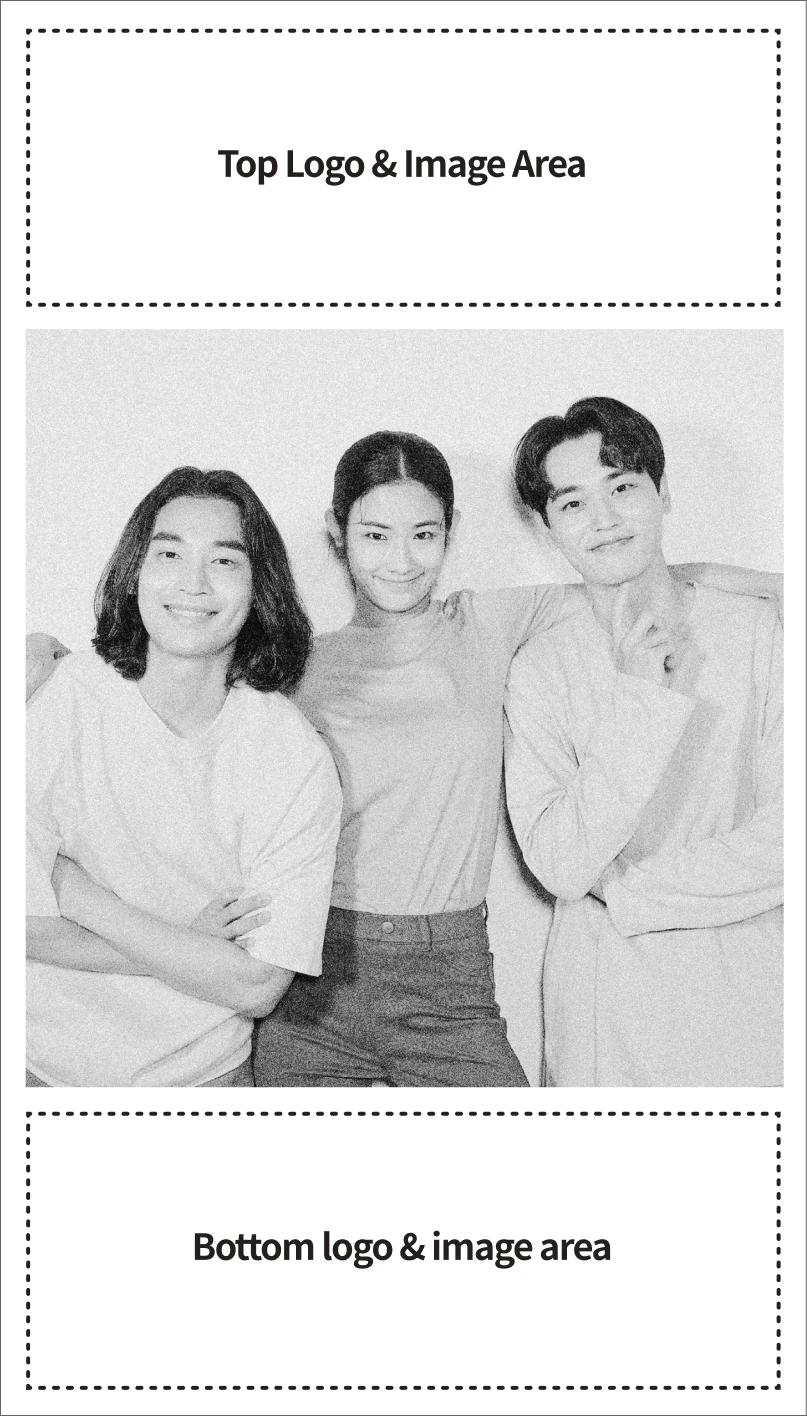 ตัวอย่างภาพพิมพ์แนวตั้งแบบกำหนดเอง