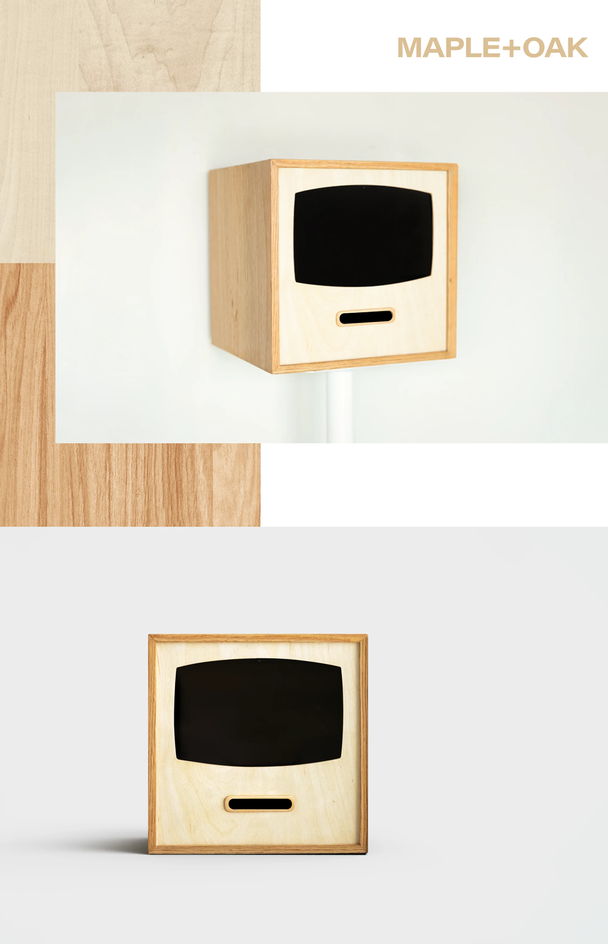 Fotocamera Scontrino PRO+ HYBRID in Acero + Rovere